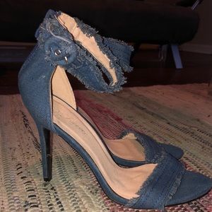 Denim Heels